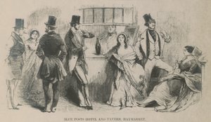 Blue Posts Hotel en Tavern, Haymarket door English School