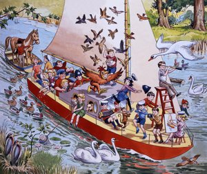 Bootscène (met verborgen objecten)