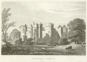 Bodyham Kasteel, Sussex door English School