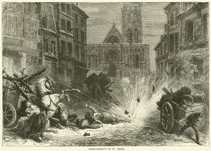 Bombardement van St Denis, december 1870 door English School