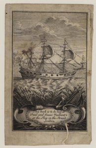 Boekverkopers, Paul en Isaac Vaillant, handelskaart