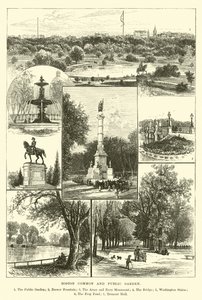 Boston Common en Openbare Tuin door English School