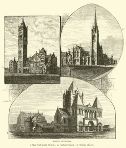 Kerken in Boston door English School