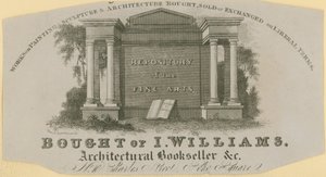 Gekocht van I Williams, architectuurboekhandelaar door English School