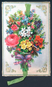 Boeket Bloemen, Kaart door English School
