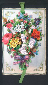 Boeket Bloemen, Kerstkaart door English School