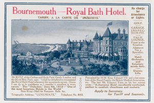 Bournemouth - Royal Bath Hotel door English School