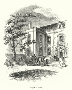 Boyer huis (gravure) door English School
