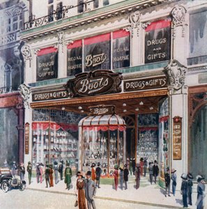 Filiaal van Boots op 182 Regent Street door English School