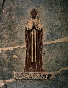 Messing van William White, in de Fitzalan Chapel door English School