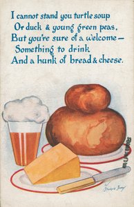 Brood, kaas en bier