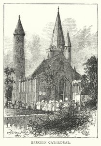 Brechin Cathedral (gravure) door English School