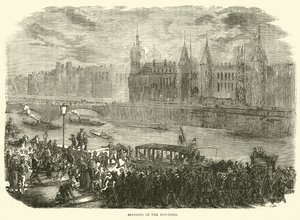 De gewonden binnenbrengen, november 1870 door English School