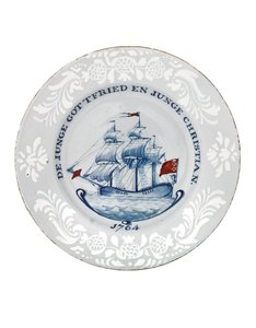 Bristol Delft bord, waarschijnlijk Richard Frank van Redcliffe