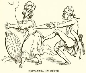 Britannia in korset door English School