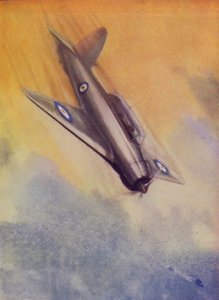 Britse Blackburn Skua duikbommenwerper van de Fleet Air Arm door English School