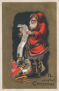 Britse Kerstkaart door English School