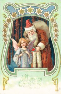 Britse kerstkaart door English School