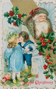 Britse kerstkaart door English School