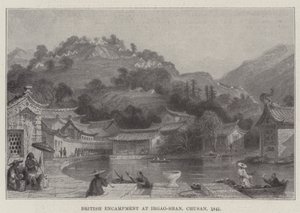 Brits kampement bij Irgao-Shan, Chusan