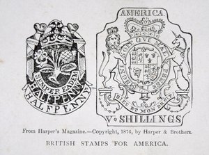Britse postzegels voor Amerika door English School