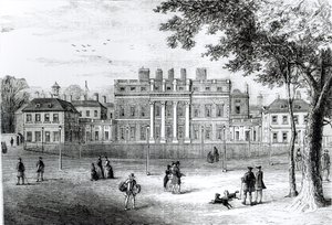 Buckingham House in 1775, uit 