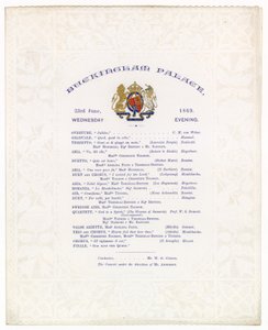 Concert in Buckingham Palace, 23 juni 1869 door English School