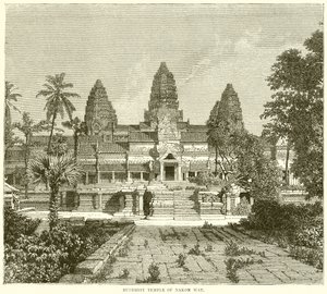 Boeddhistische Tempel van Nakon Wat door English School