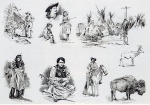 Buffalo Bills Wild West Show, 1887 door English School