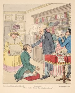 Bumpology, uitgegeven 1826 (gravure)