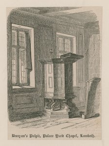 Bunyans Preekstoel, Paleis Hof Kapel, Lambeth door English School