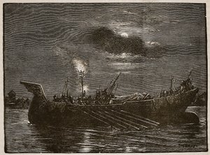Begrafenis van koning Hendrik, illustratie uit Cassells Geïllustreerde Geschiedenis van Engeland door English School