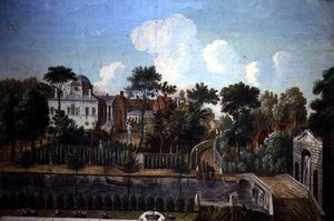 Burlington House, Chiswick, ontworpen door William Kent (1685-1748) 1725-36 door English School