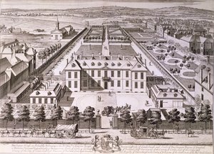 Burlington House in Piccadilly, 18e eeuw door English School
