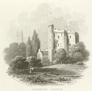 Caerdiff Kasteel door English School