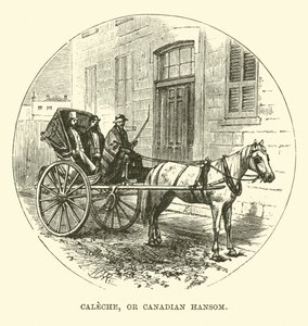 Caleche, of Canadese Hansom door English School