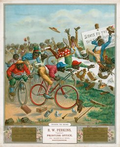 Kalender voor 1898. Fietsers door English School