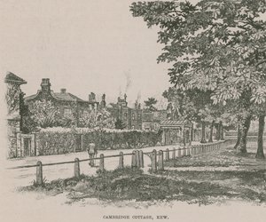 Cambridge Cottage, Kew, de geboorteplaats van Prinses Mary van Cambridge door English School