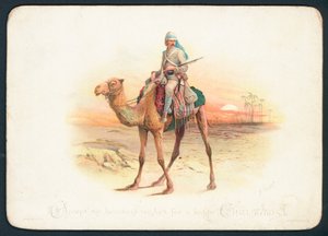 Camel Corps kerstkaart door English School