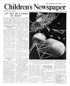 Kan de mens op Mars landen, voorpagina van 