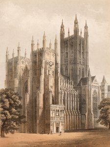 Kathedraal van Canterbury door English School