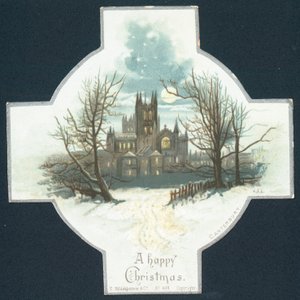 Canterbury kathedraal, Kerstkaart