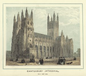 Canterbury Kathedraal, zuidwest aanzicht