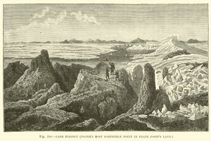 Kaap Fligely, Payers meest noordelijke punt in Franz Josefs Land door English School
