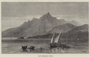 Kaap Kormakiti, Cyprus (gravure) door English School