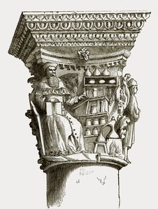 Kapiteel in het paleis van Ragusa