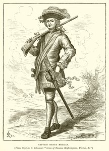 Kapitein Henry Morgan door English School