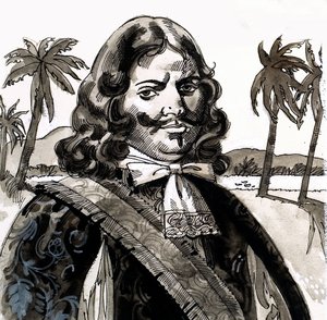 Kapitein Henry Morgan in Jamaica