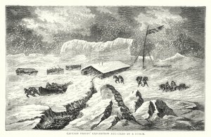 Expeditie van Kapitein Phipps aangevallen door een storm