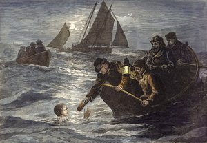 Kapitein Webbs poging om het Kanaal over te zwemmen, hete koffie bij maanlicht door English School